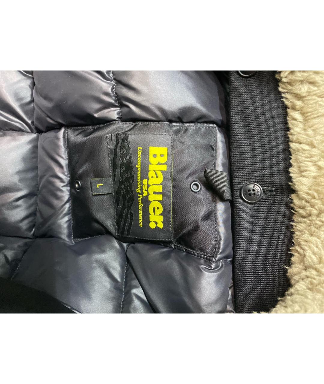BLAUER Черная полиамидовая куртка, фото 3