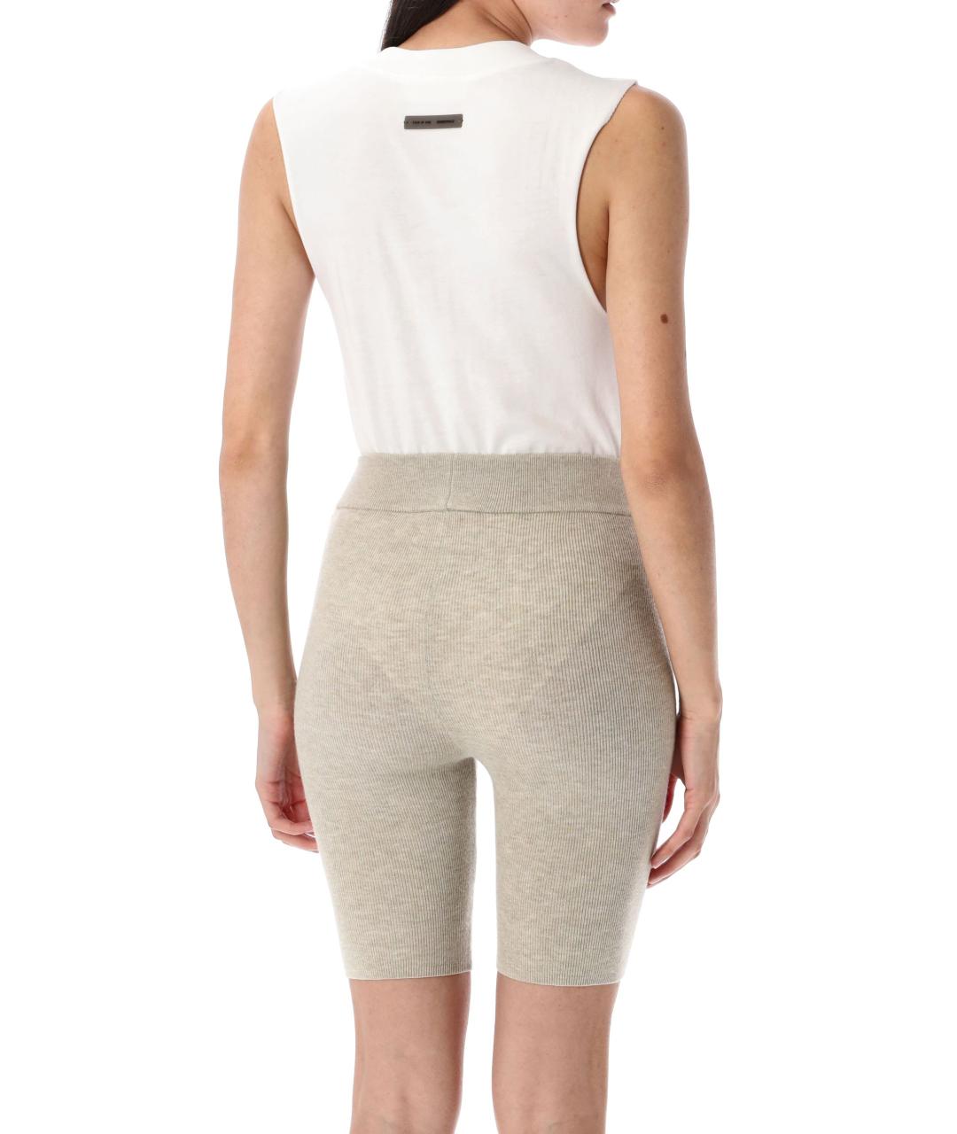 FEAR OF GOD ESSENTIALS Белая хлопковая майка, фото 3