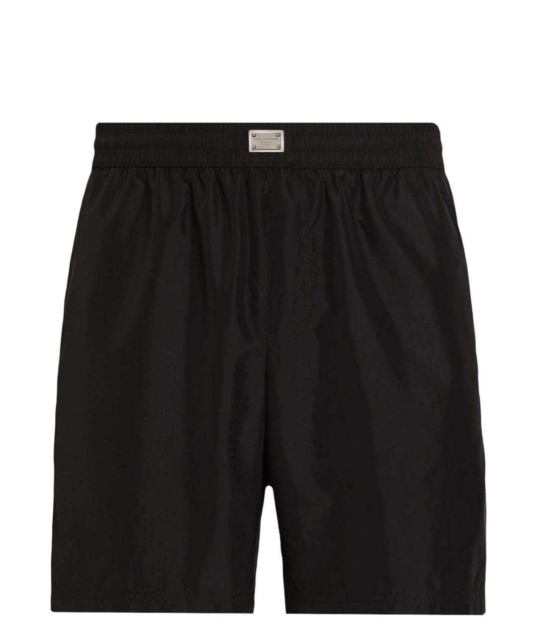 DOLCE&GABBANA Черные полиэстеровые шорты, фото 1