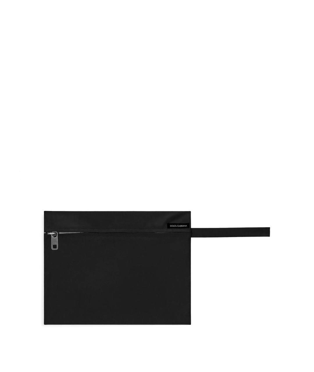 DOLCE&GABBANA Черные полиэстеровые шорты, фото 3