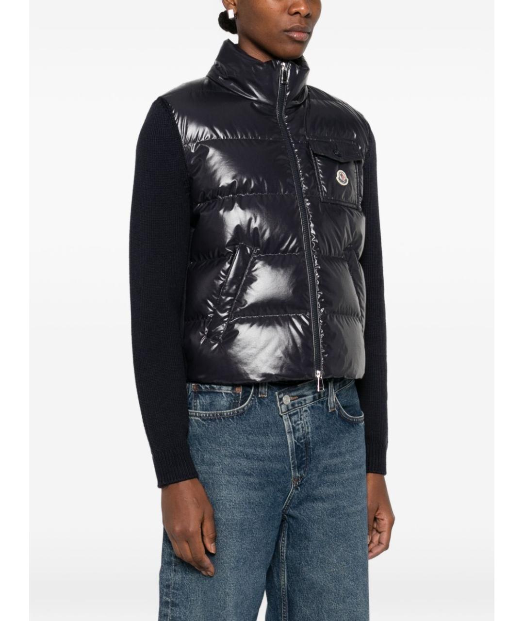 MONCLER Синяя шерстяная куртка, фото 2