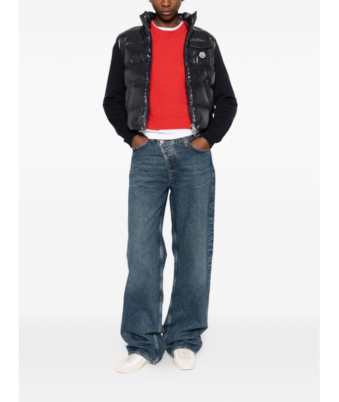 MONCLER Синяя шерстяная куртка, фото 4