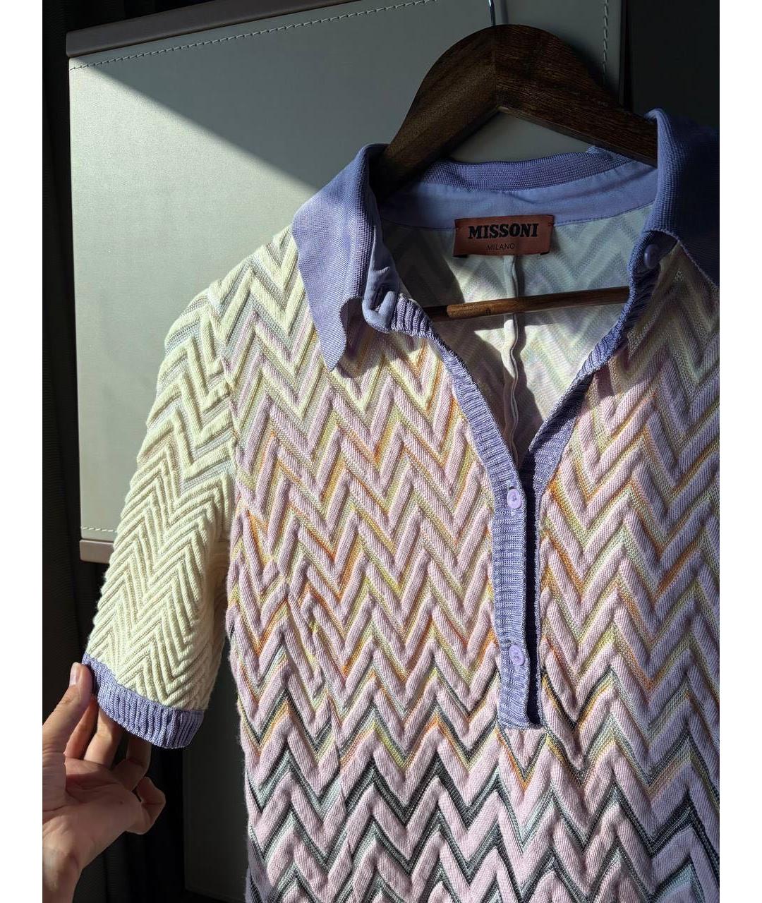 MISSONI Мульти шерстяное повседневное платье, фото 4