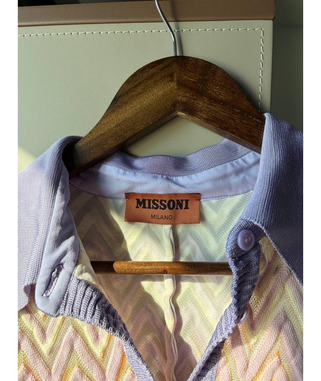 MISSONI Мульти шерстяное повседневное платье, фото 3