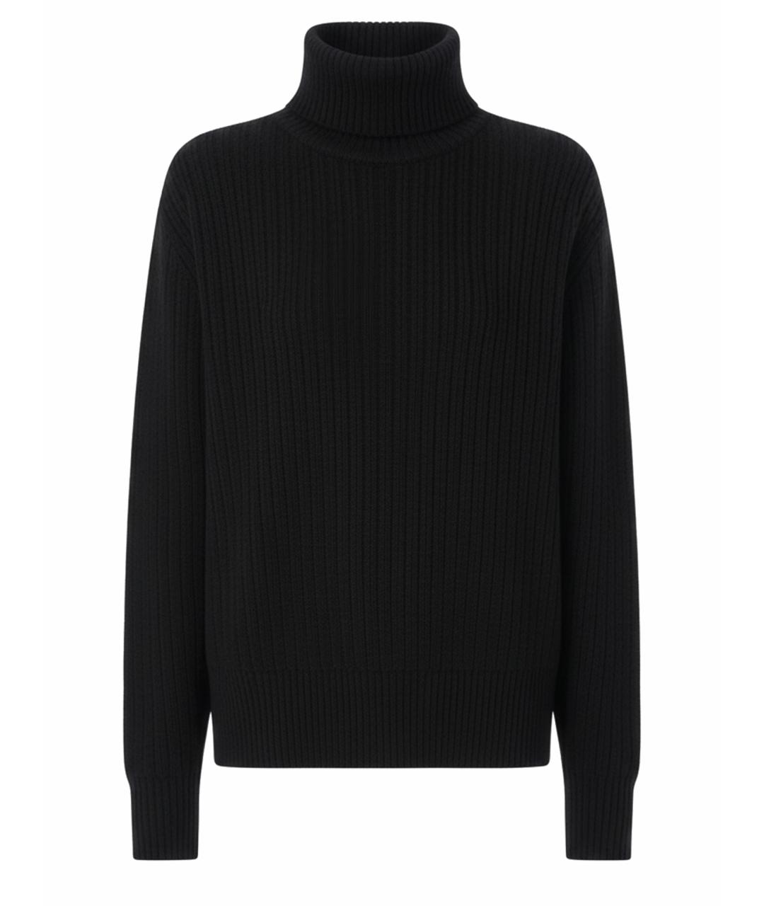 RICK OWENS Черный шерстяной джемпер / свитер, фото 1