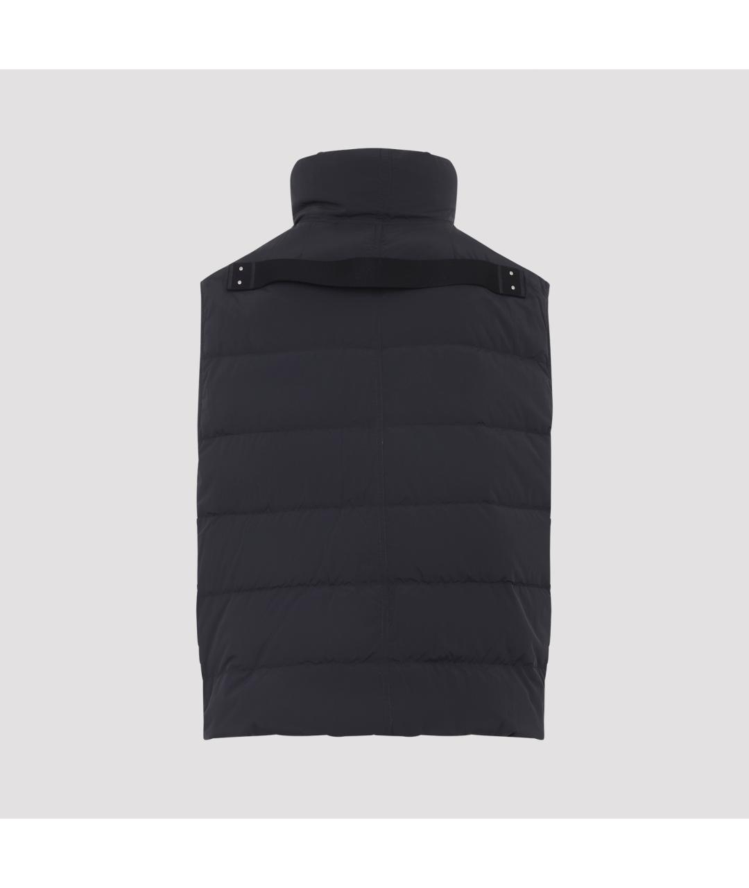 RICK OWENS Черный полиамидовый жилет, фото 3