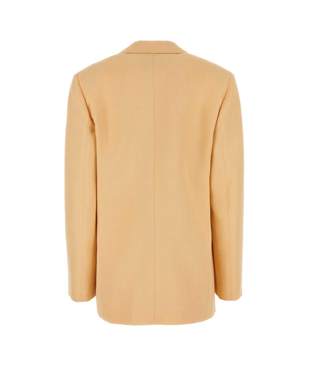 JIL SANDER Оранжевый хлопковый жакет/пиджак, фото 2