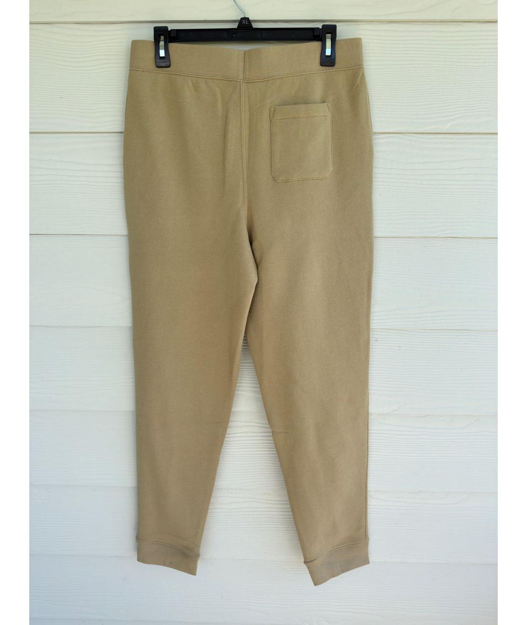 POLO RALPH LAUREN Бежевые хлопковые брюки и шорты, фото 5