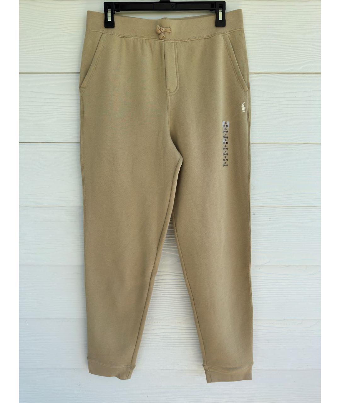 POLO RALPH LAUREN Бежевые хлопковые брюки и шорты, фото 9