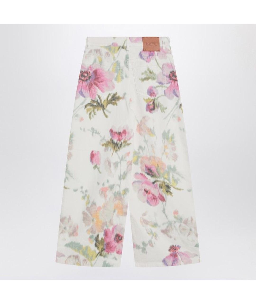 LOEWE Мульти хлопковые прямые джинсы, фото 2