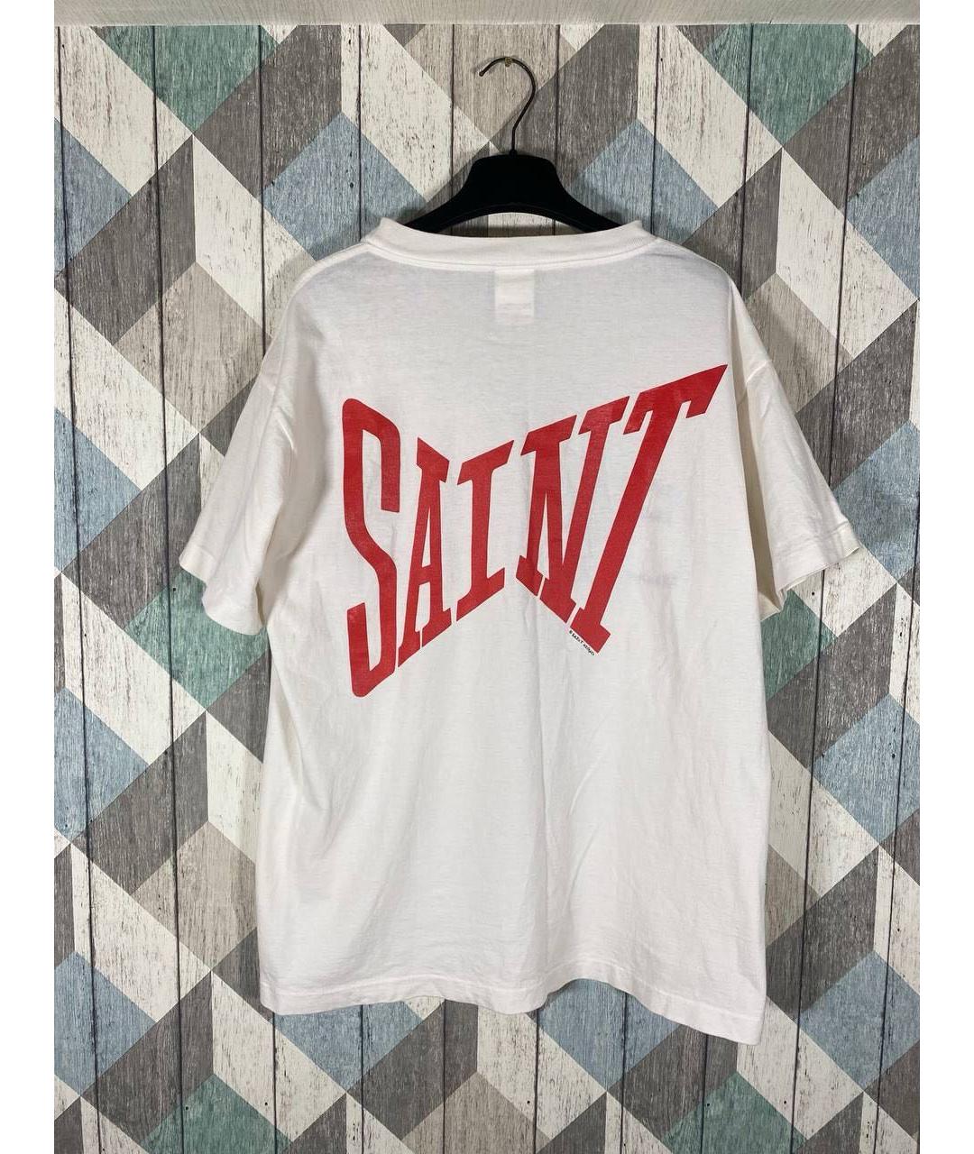 Saint Michael Белая хлопковая футболка, фото 3