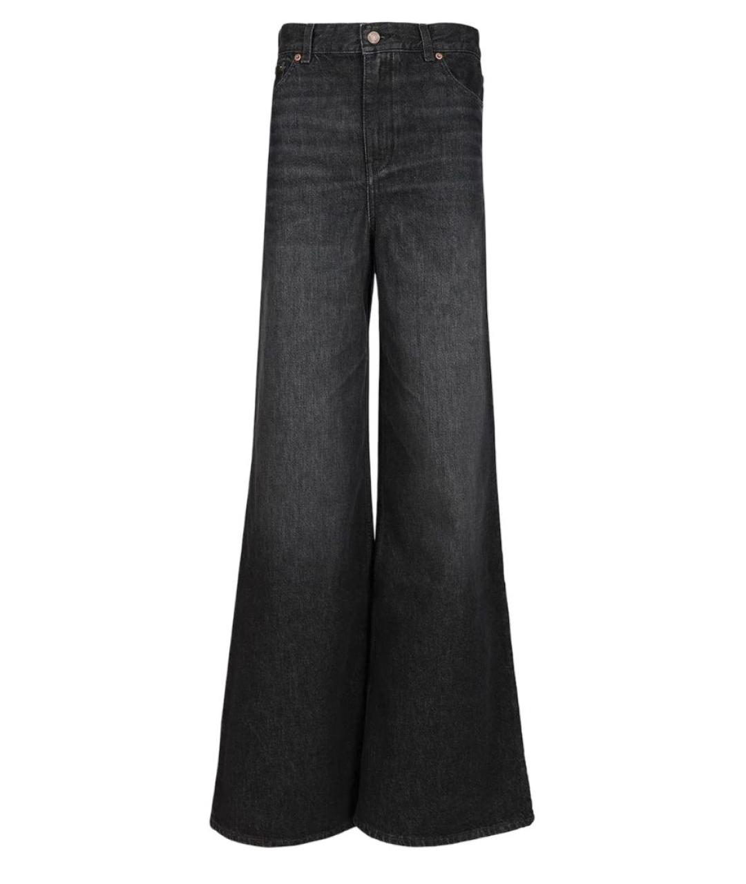 CHLOE Черные хлопковые джинсы клеш, фото 1