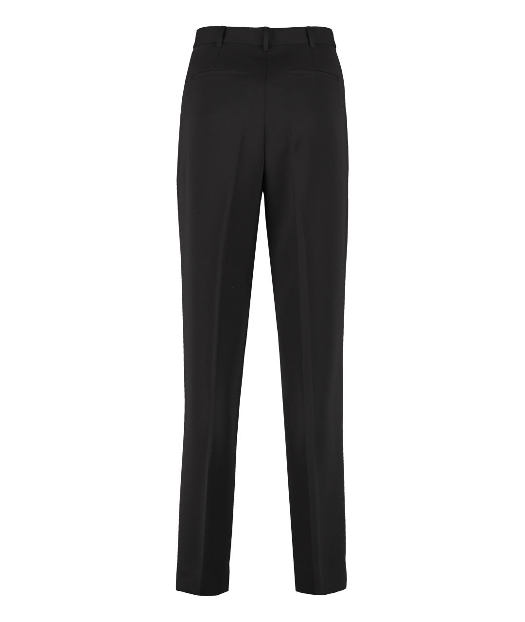 TORY BURCH Черные прямые брюки, фото 2