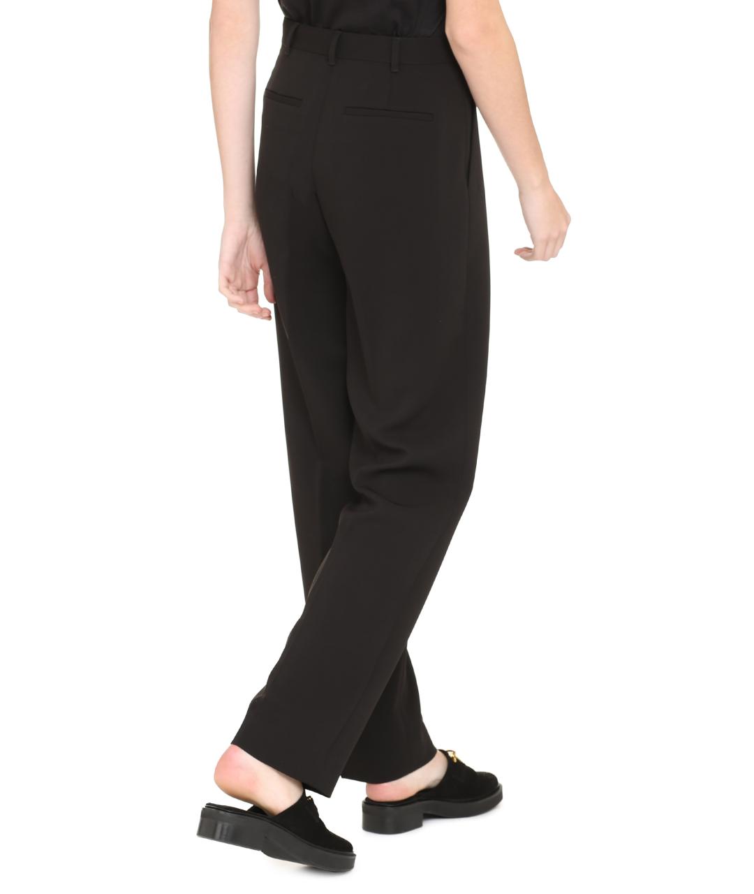 TORY BURCH Черные прямые брюки, фото 4
