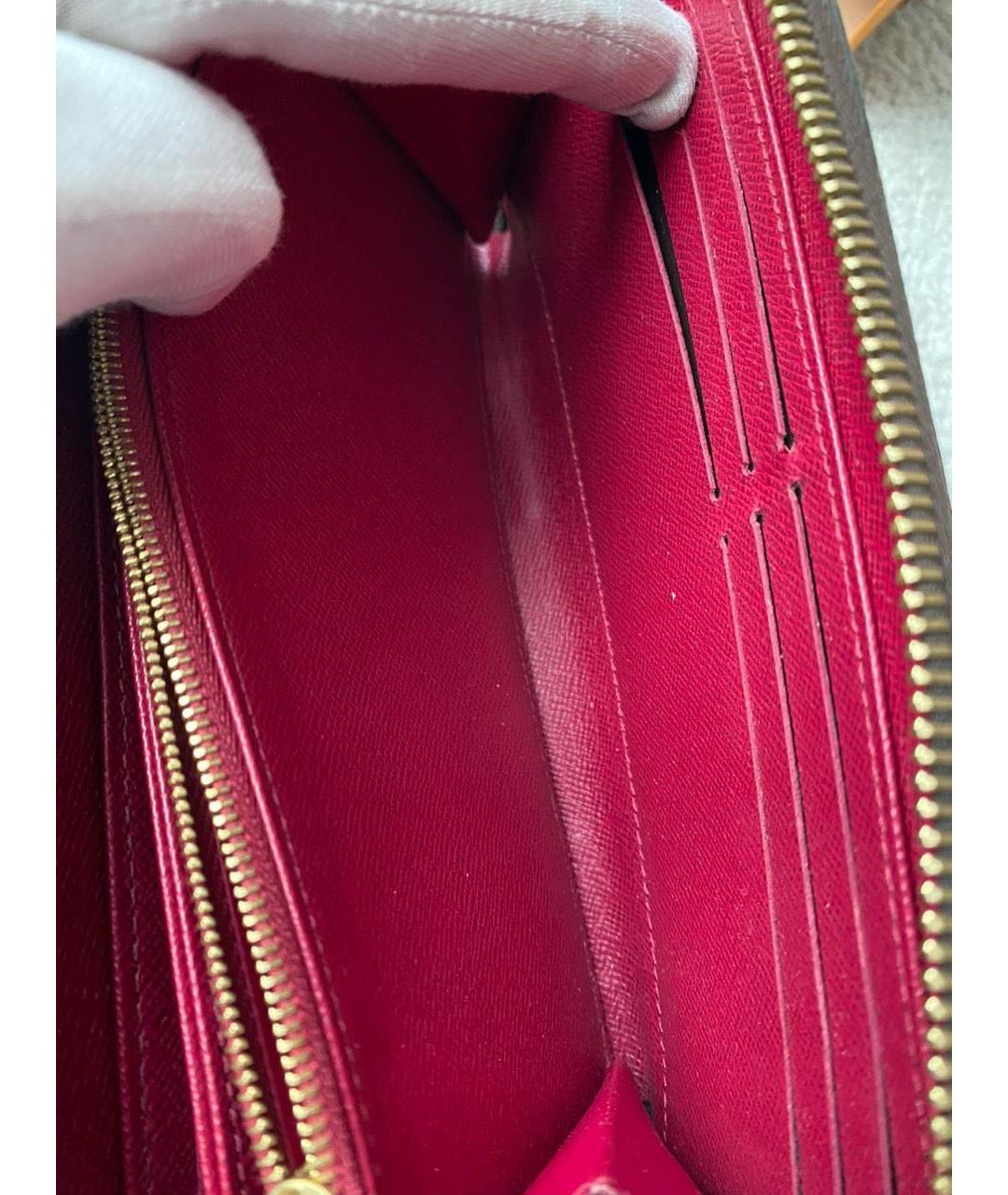 LOUIS VUITTON Коричневый кошелек, фото 7