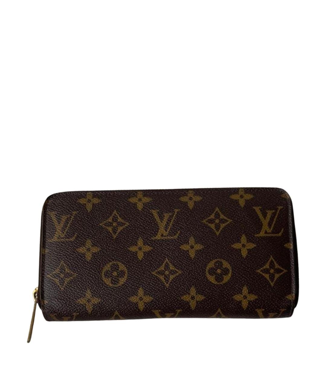 LOUIS VUITTON Коричневый кошелек, фото 1