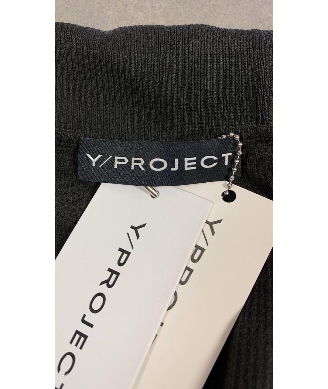 Y/PROJECT Черная хлопковая майка, фото 7