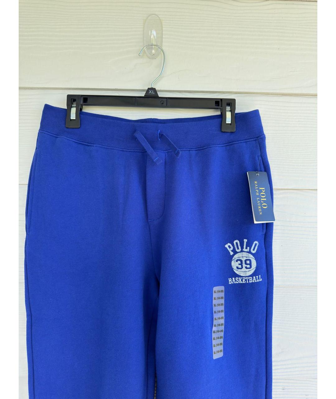 POLO RALPH LAUREN Синие хлопковые брюки и шорты, фото 2