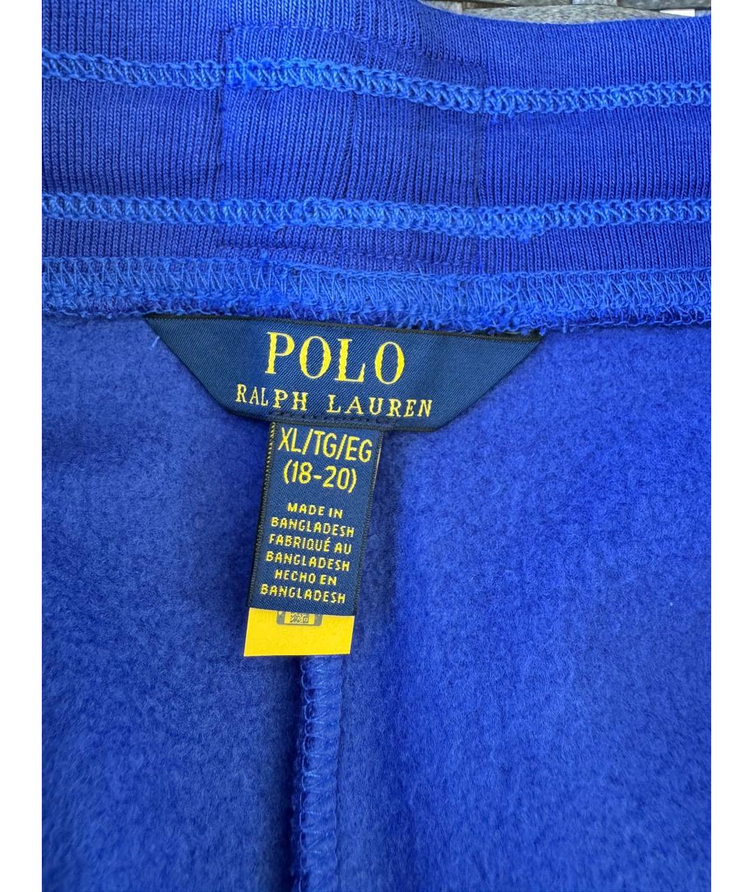POLO RALPH LAUREN Синие хлопковые брюки и шорты, фото 6
