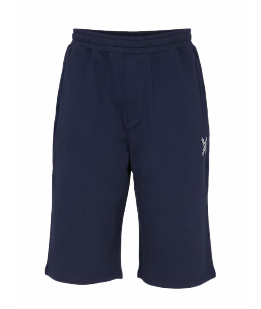 KENZO Синие хлопковые шорты, фото 1