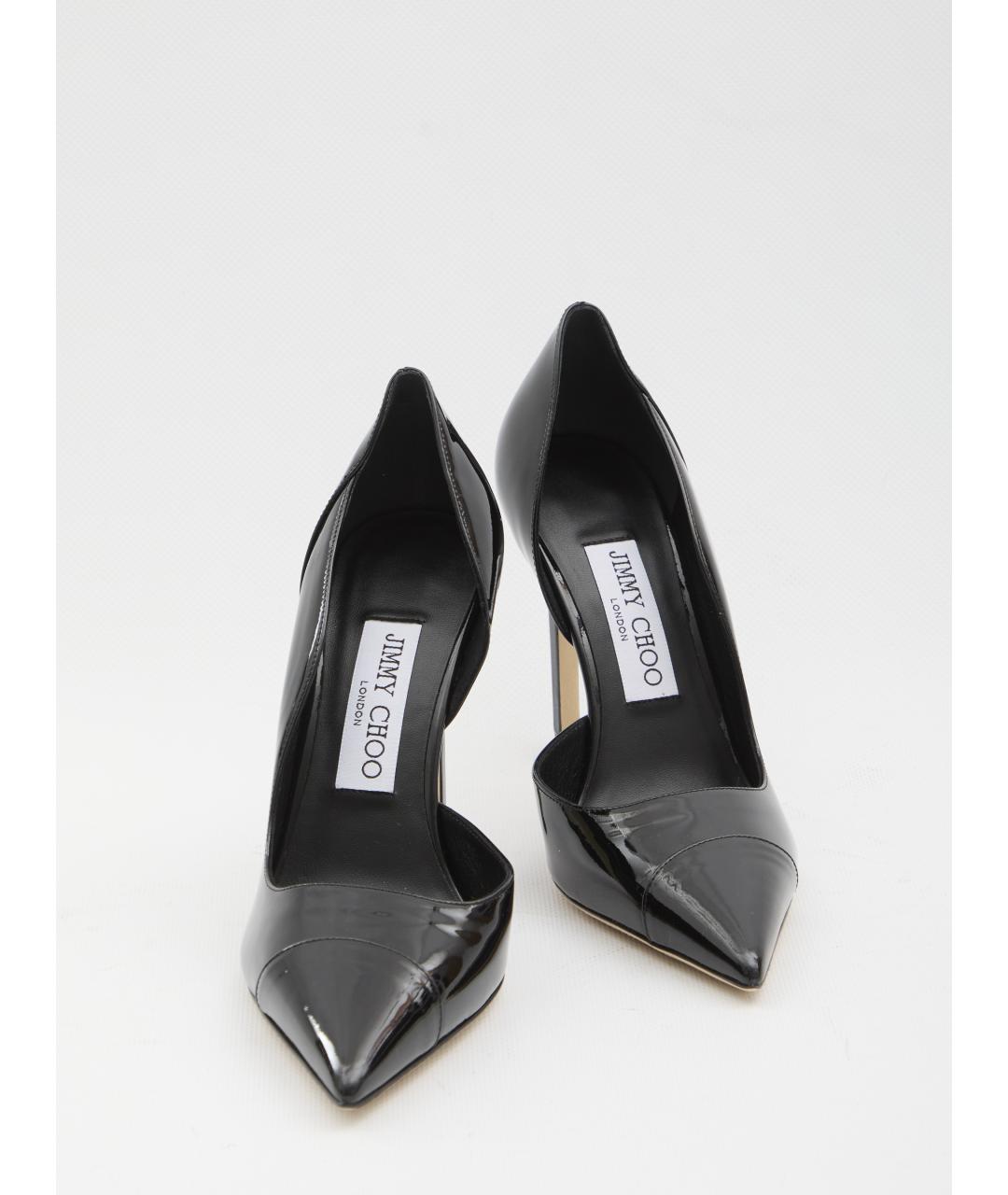 JIMMY CHOO Черные кожаные туфли, фото 5