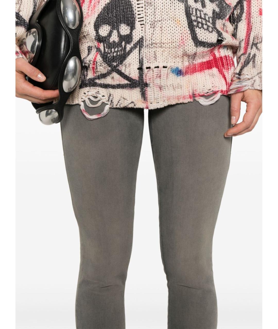 DIESEL Черные хлопковые прямые джинсы, фото 4