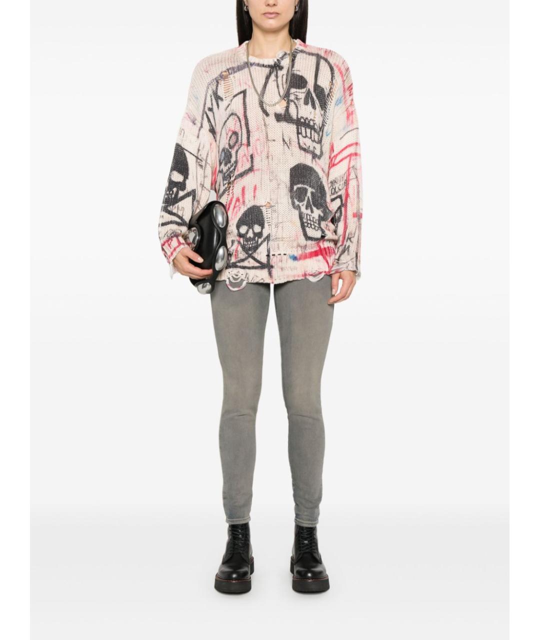 DIESEL Черные хлопковые прямые джинсы, фото 2