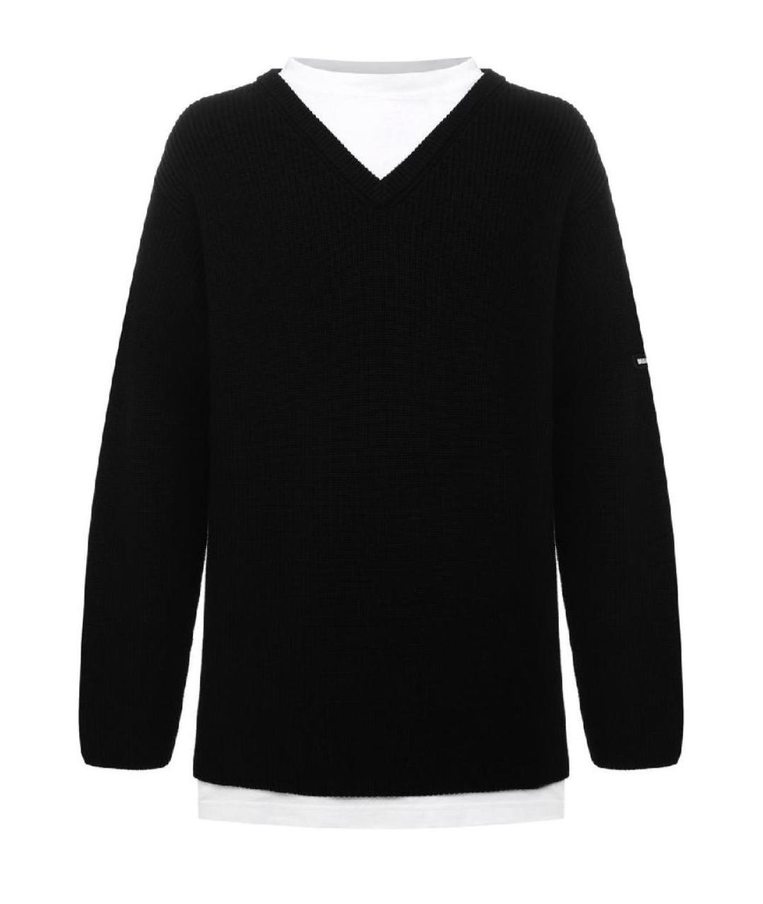 BALENCIAGA Черный хлопковый джемпер / свитер, фото 1