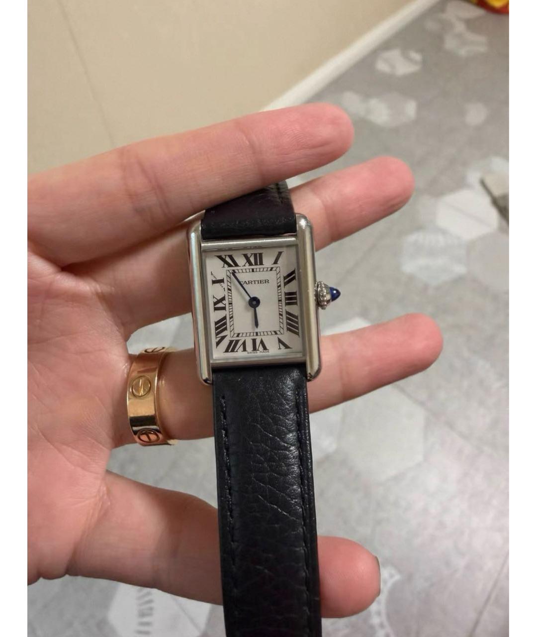 CARTIER Серебряные часы, фото 2