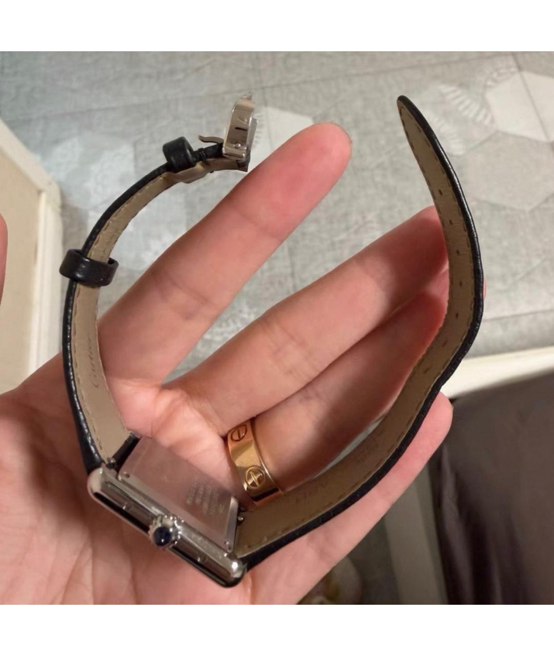 CARTIER Серебряные часы, фото 7