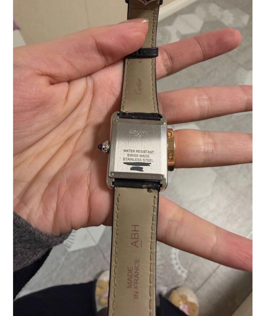 CARTIER Серебряные часы, фото 3