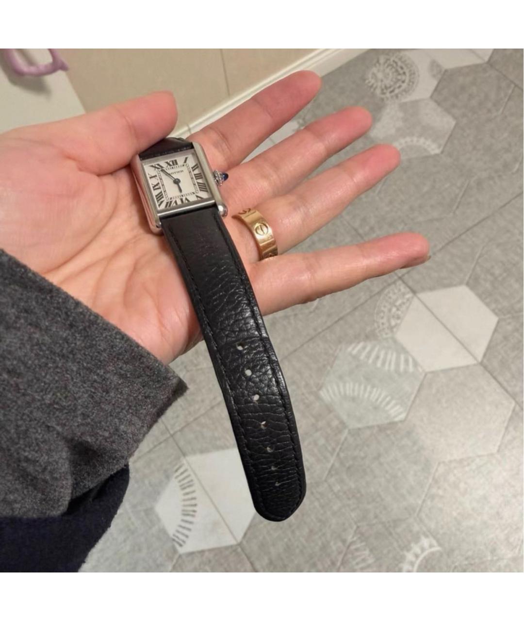 CARTIER Серебряные часы, фото 5