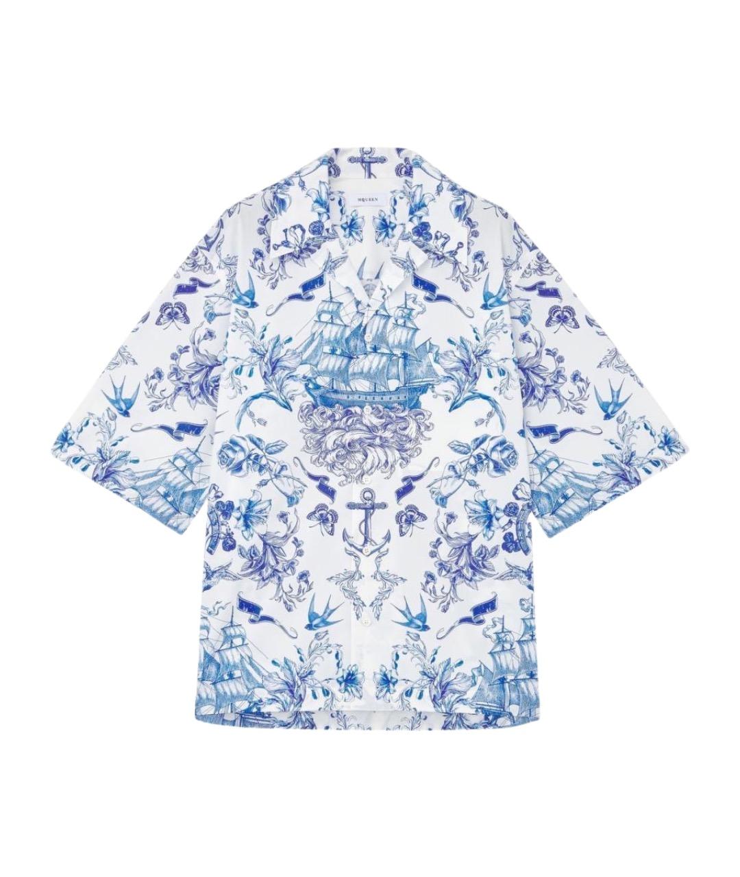 ALEXANDER MCQUEEN Мульти хлопковая кэжуал рубашка, фото 1