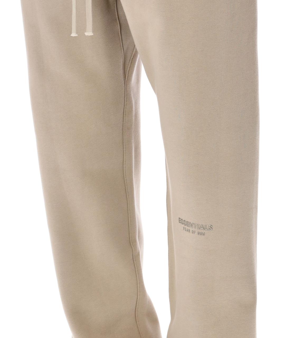 FEAR OF GOD ESSENTIALS Бежевые хлопковые повседневные брюки, фото 4