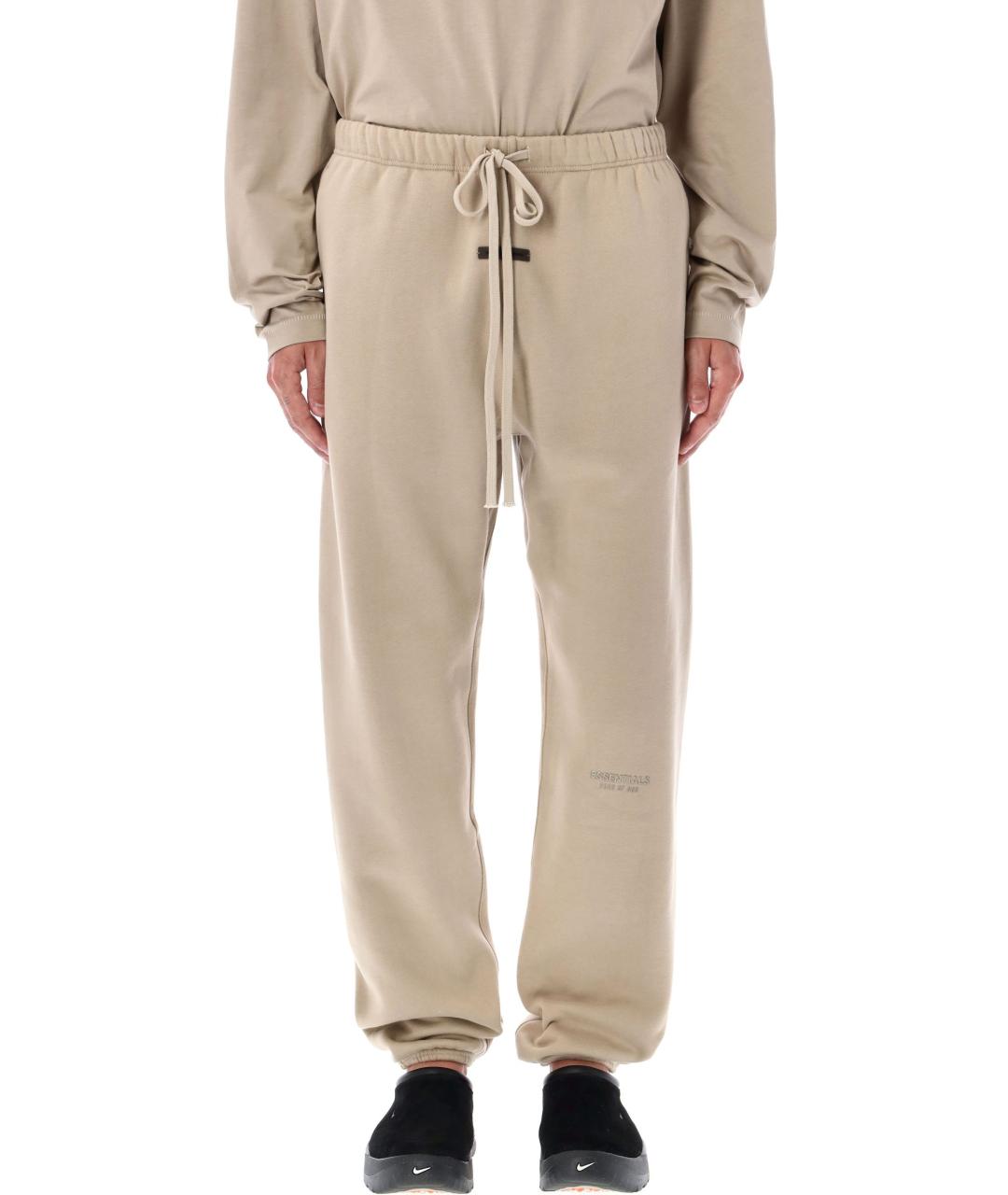 FEAR OF GOD ESSENTIALS Бежевые хлопковые повседневные брюки, фото 2