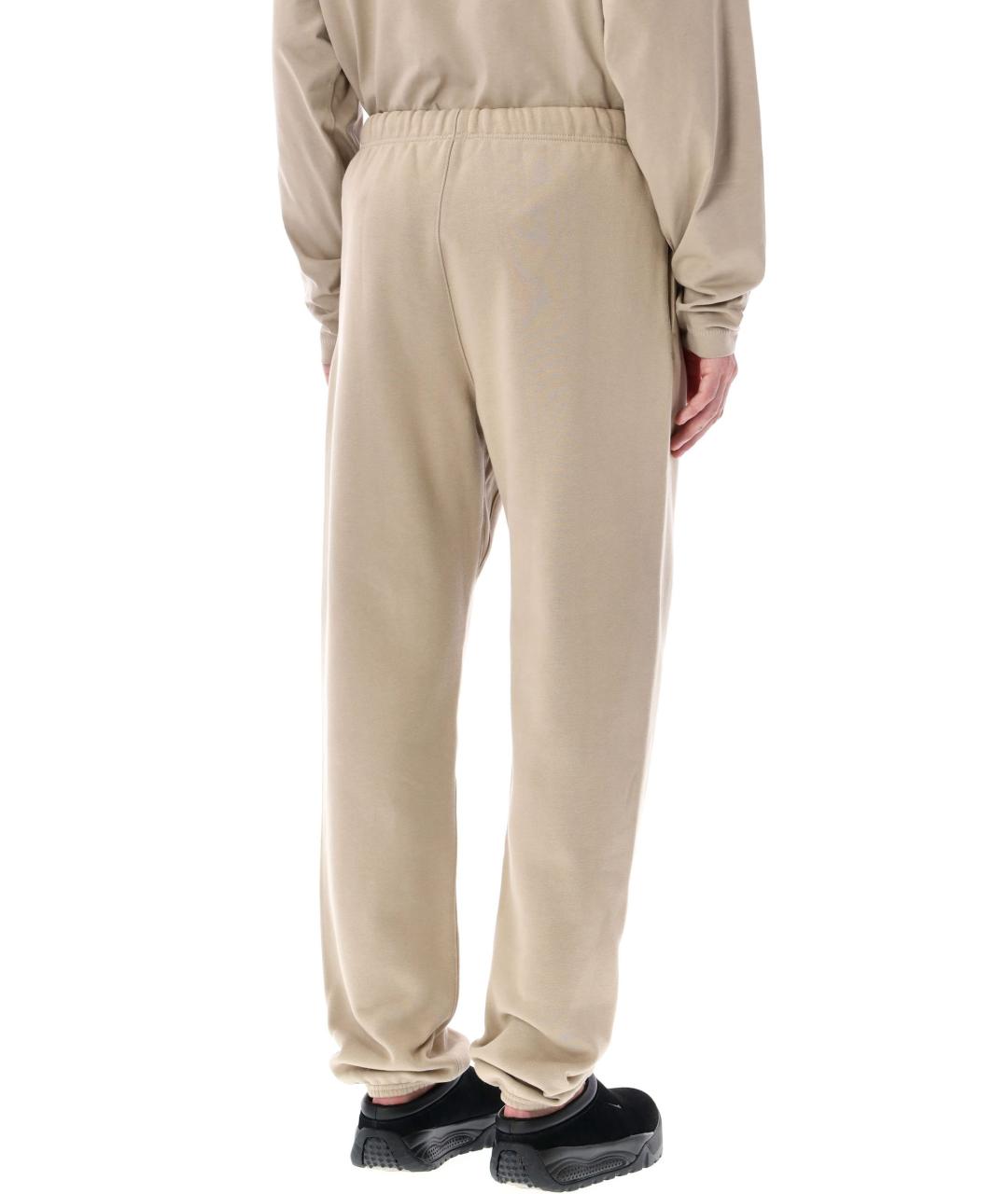 FEAR OF GOD ESSENTIALS Бежевые хлопковые повседневные брюки, фото 3