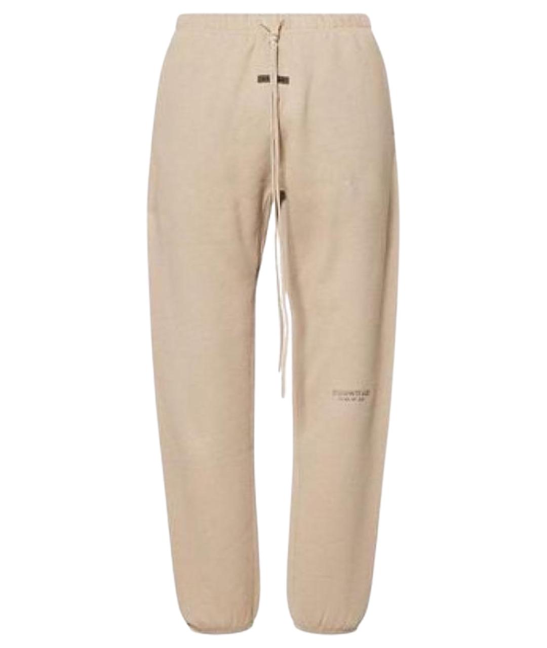 FEAR OF GOD ESSENTIALS Бежевые хлопковые повседневные брюки, фото 1