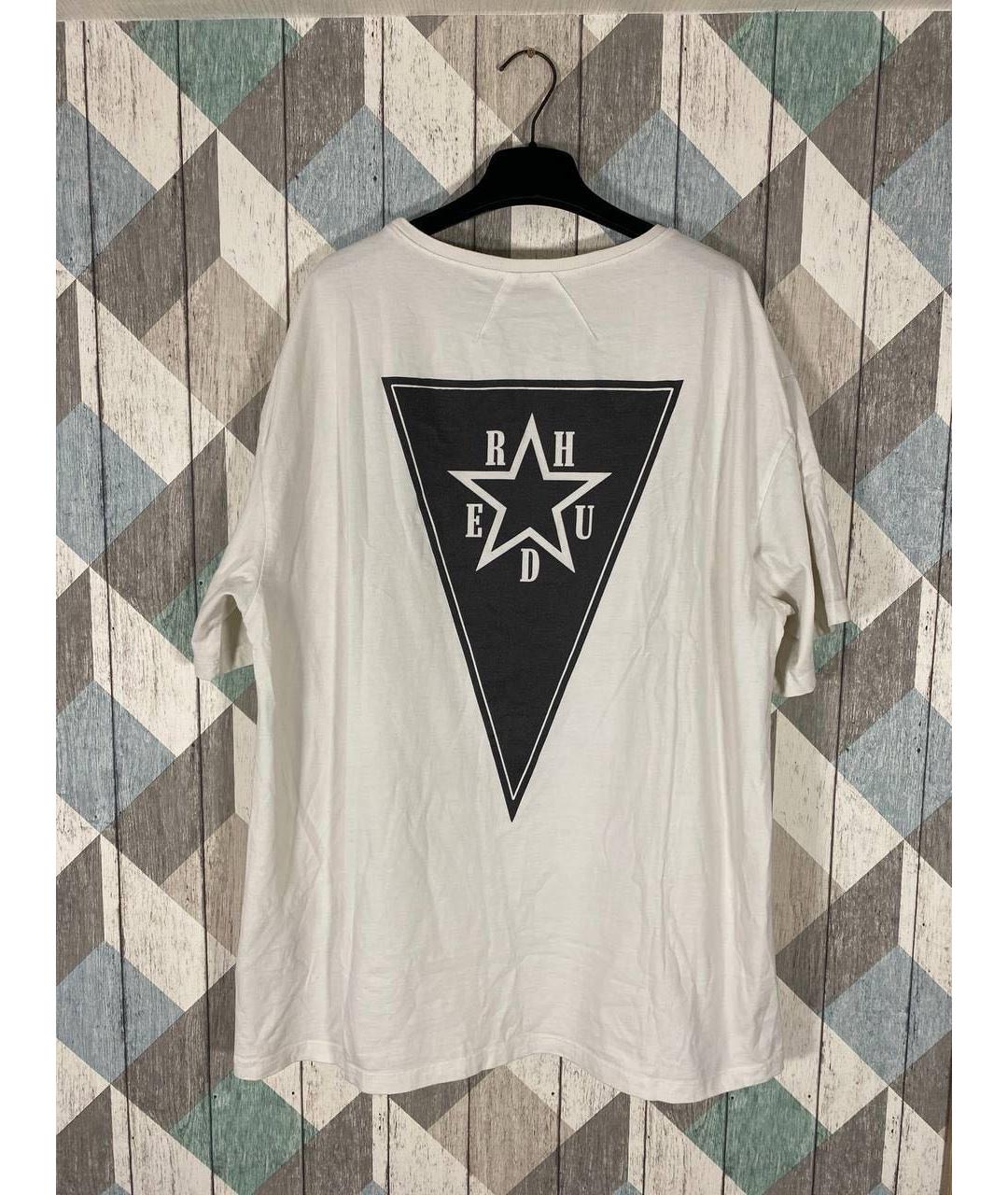 RHUDE Бежевая хлопковая футболка, фото 3