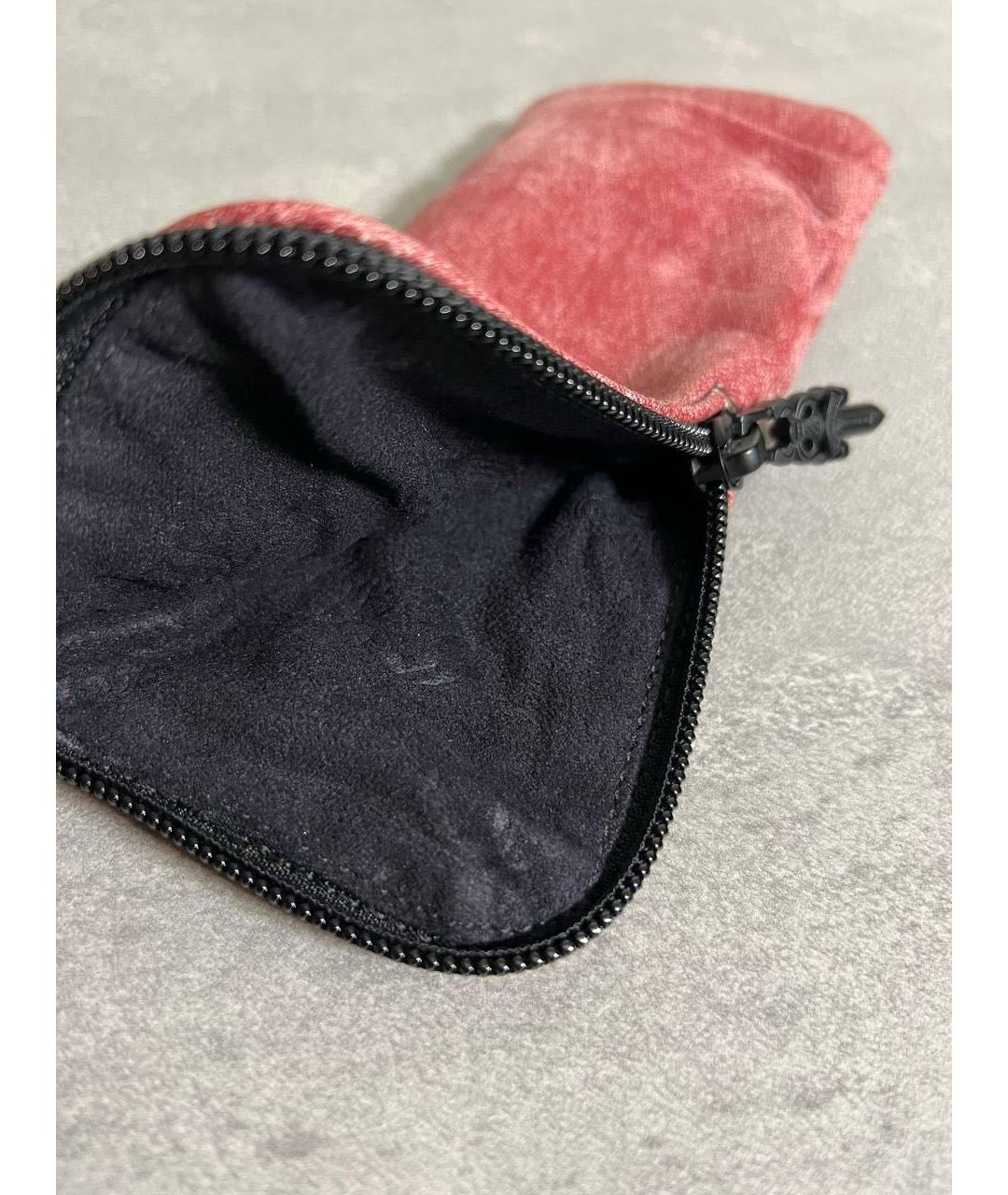 CHROME HEARTS Красный кожаный кошелек, фото 4