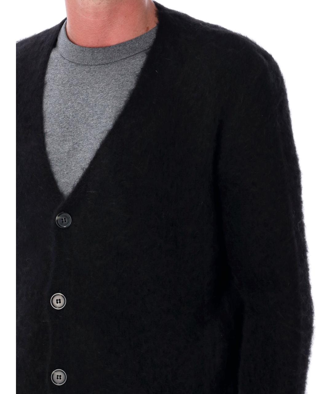 A.P.C. Черный кардиган, фото 4