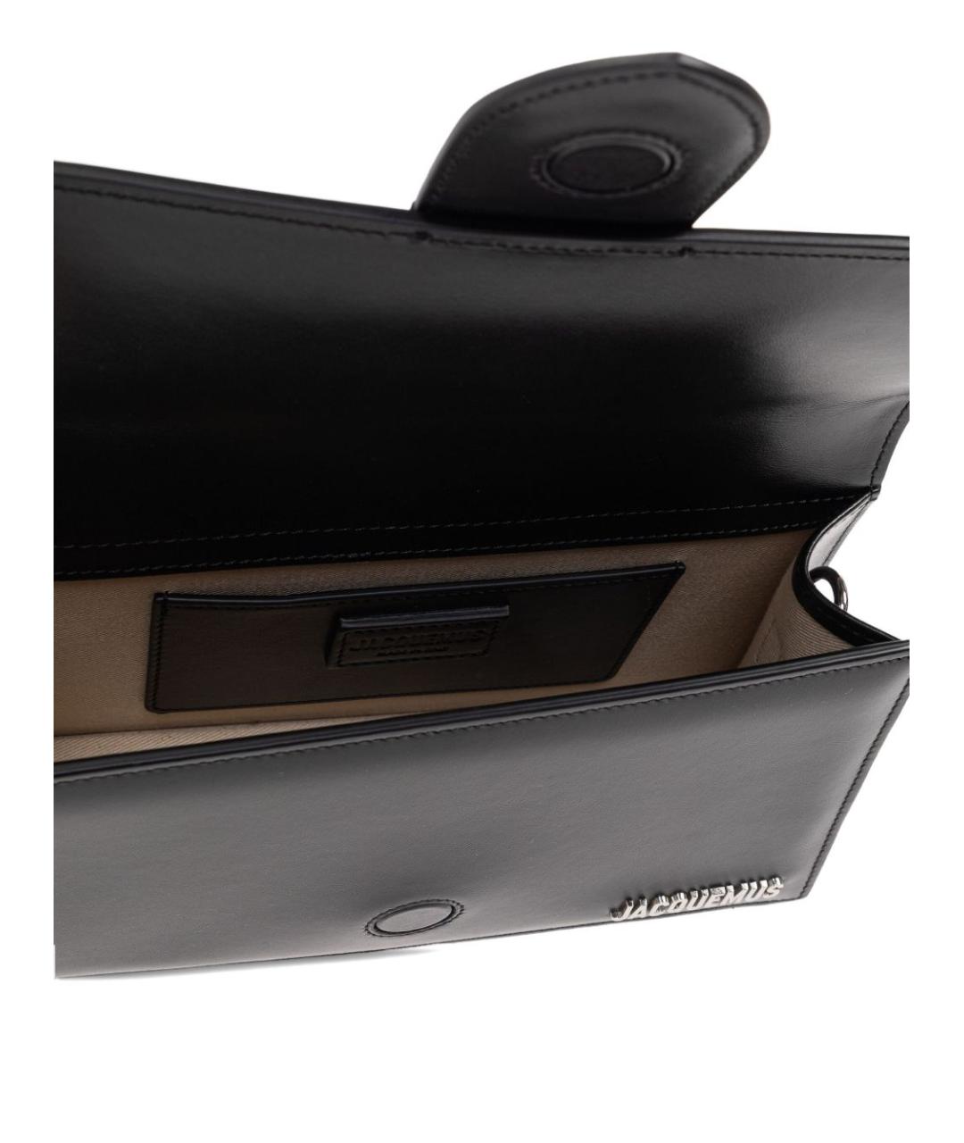 JACQUEMUS Черная сумка с короткими ручками, фото 2