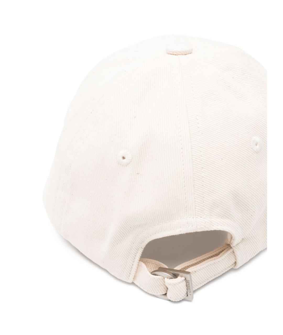 JACQUEMUS Белая хлопковая кепка/бейсболка, фото 2