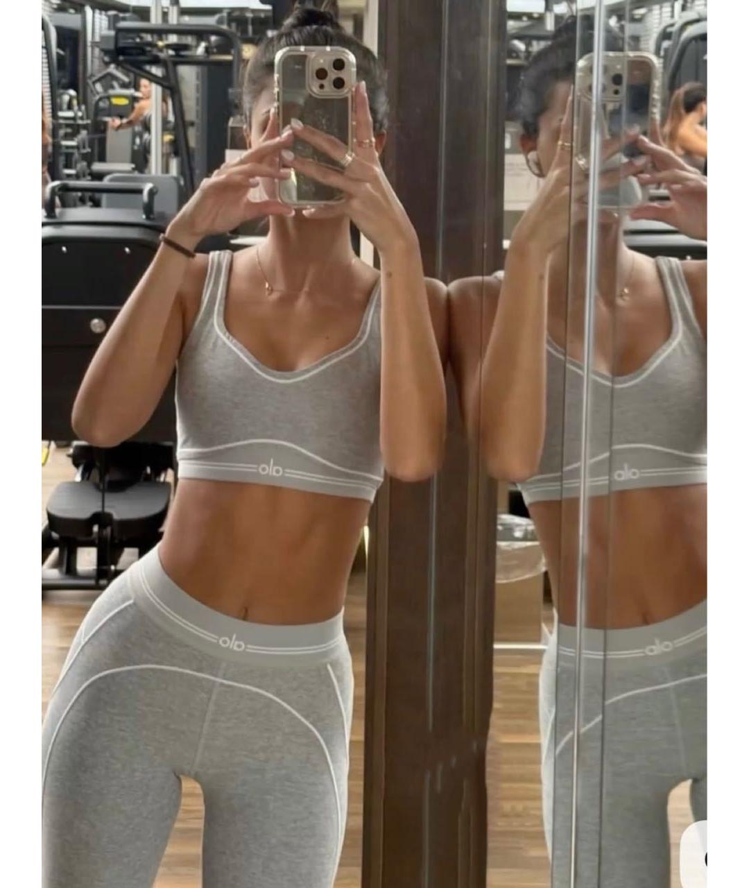 ALO YOGA Серый спортивные костюмы, фото 4