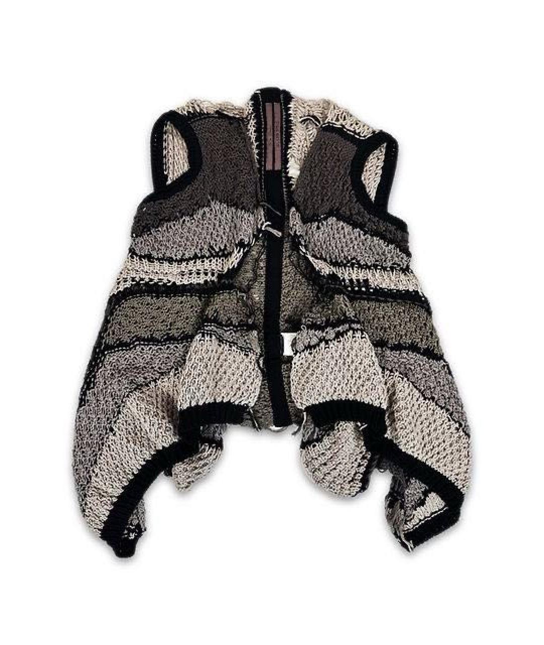 RICK OWENS Черная хлопковая жилетка, фото 1