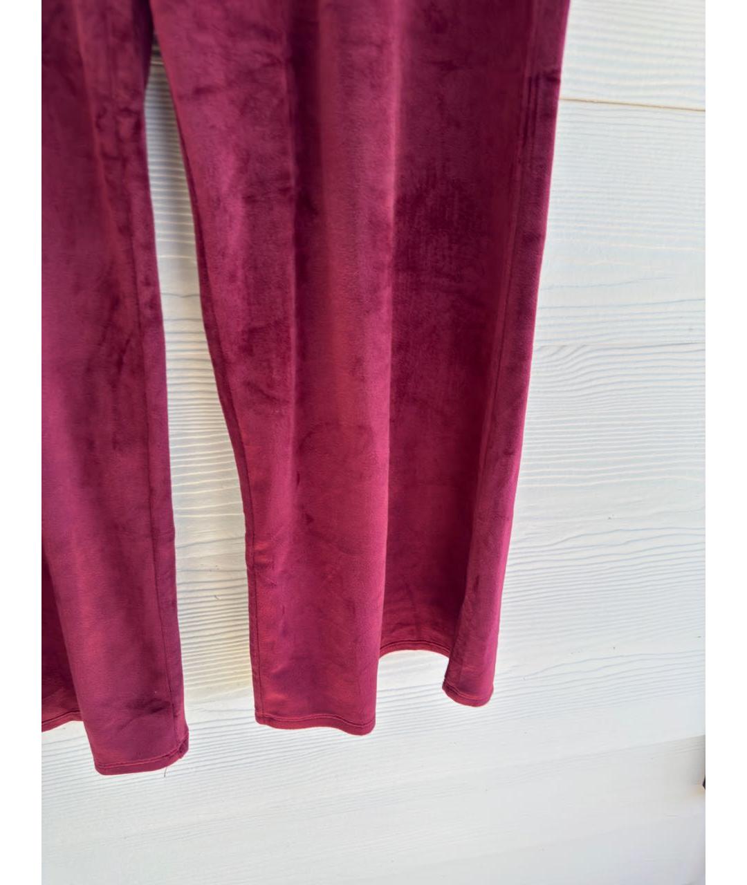 MICHAEL KORS Бордовые полиэстеровые спортивные брюки и шорты, фото 3