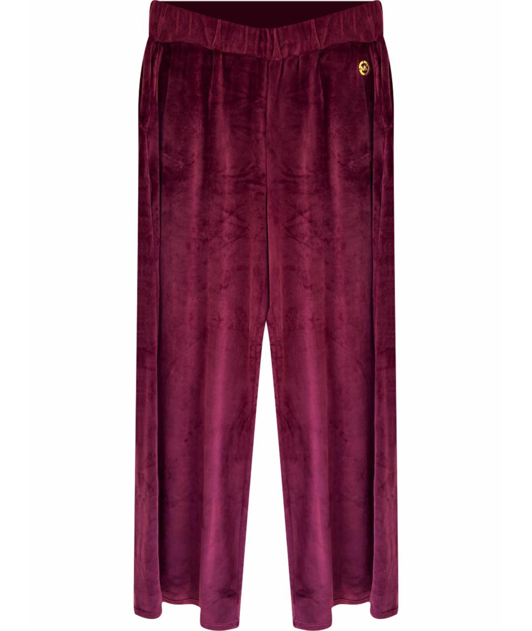 MICHAEL KORS Бордовые полиэстеровые спортивные брюки и шорты, фото 1