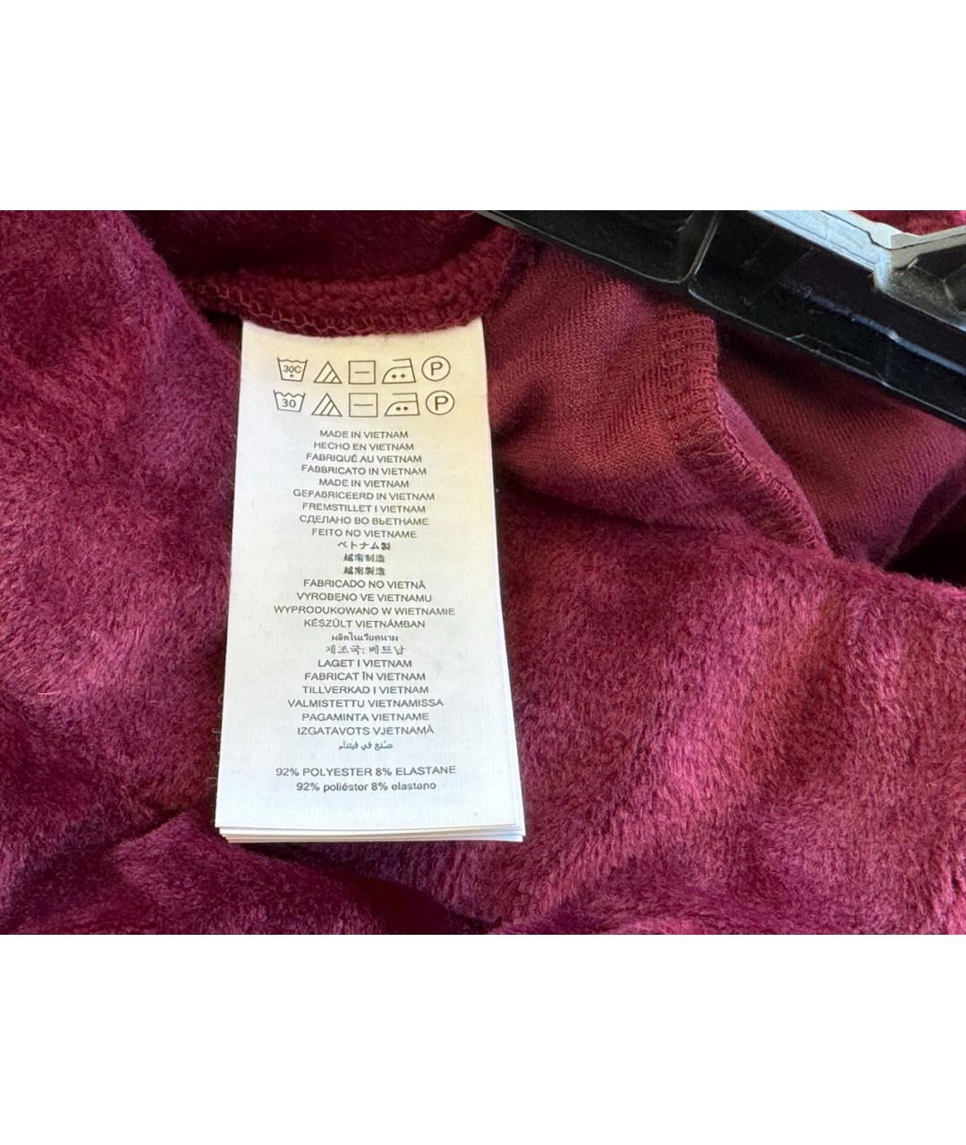 MICHAEL KORS Бордовые полиэстеровые спортивные брюки и шорты, фото 7