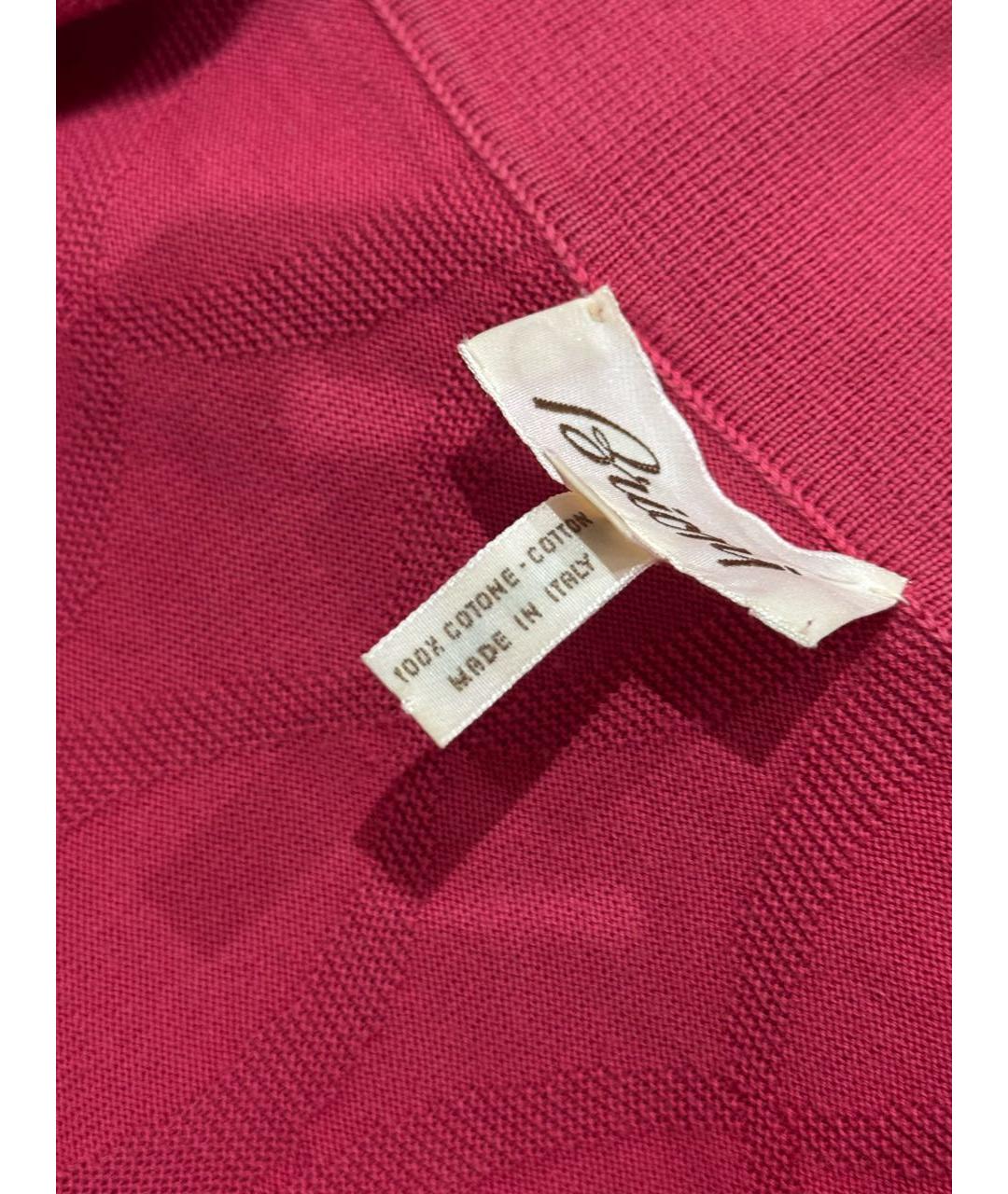 BRIONI Коралловый хлопковый джемпер / свитер, фото 5