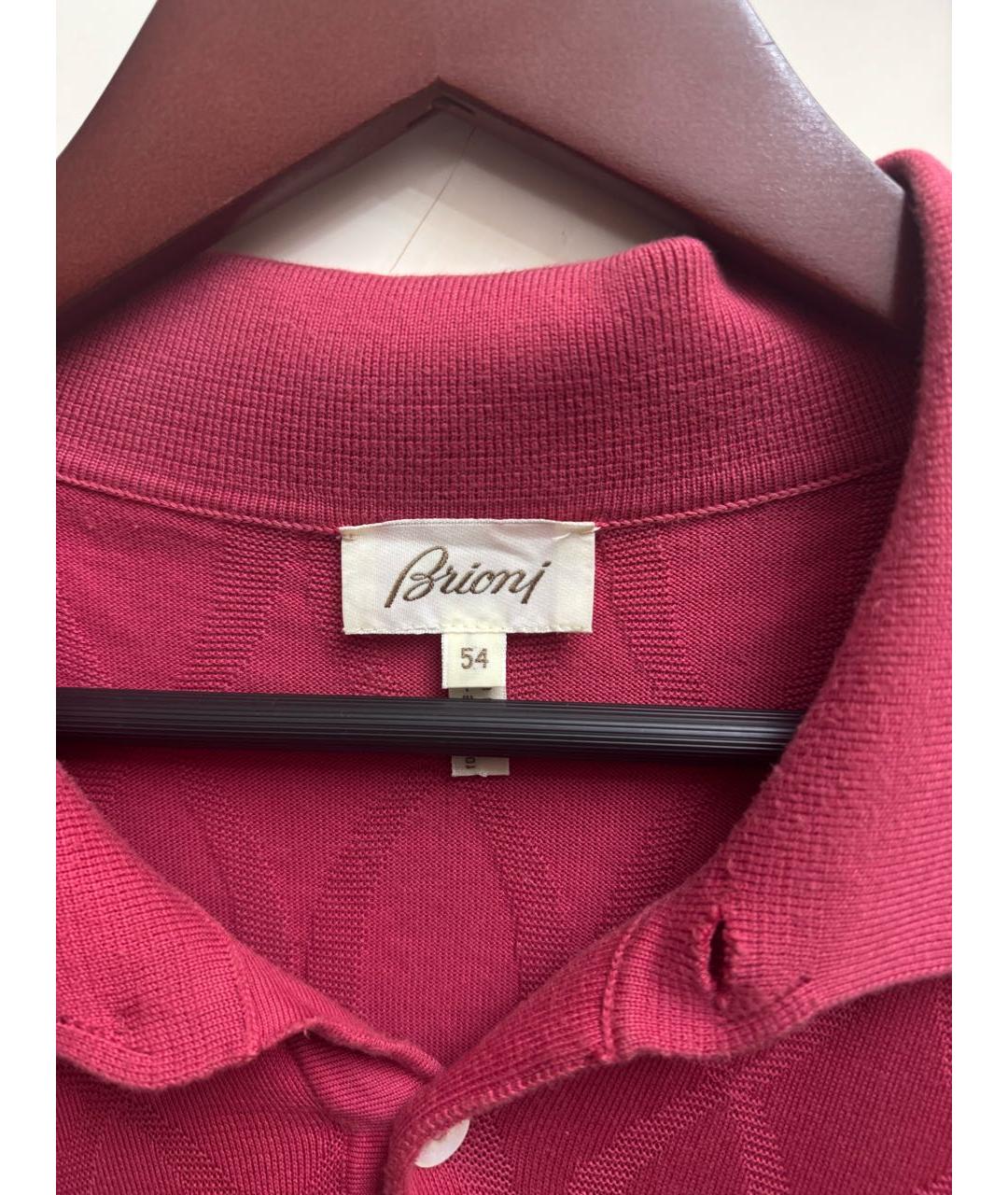 BRIONI Коралловый хлопковый джемпер / свитер, фото 3