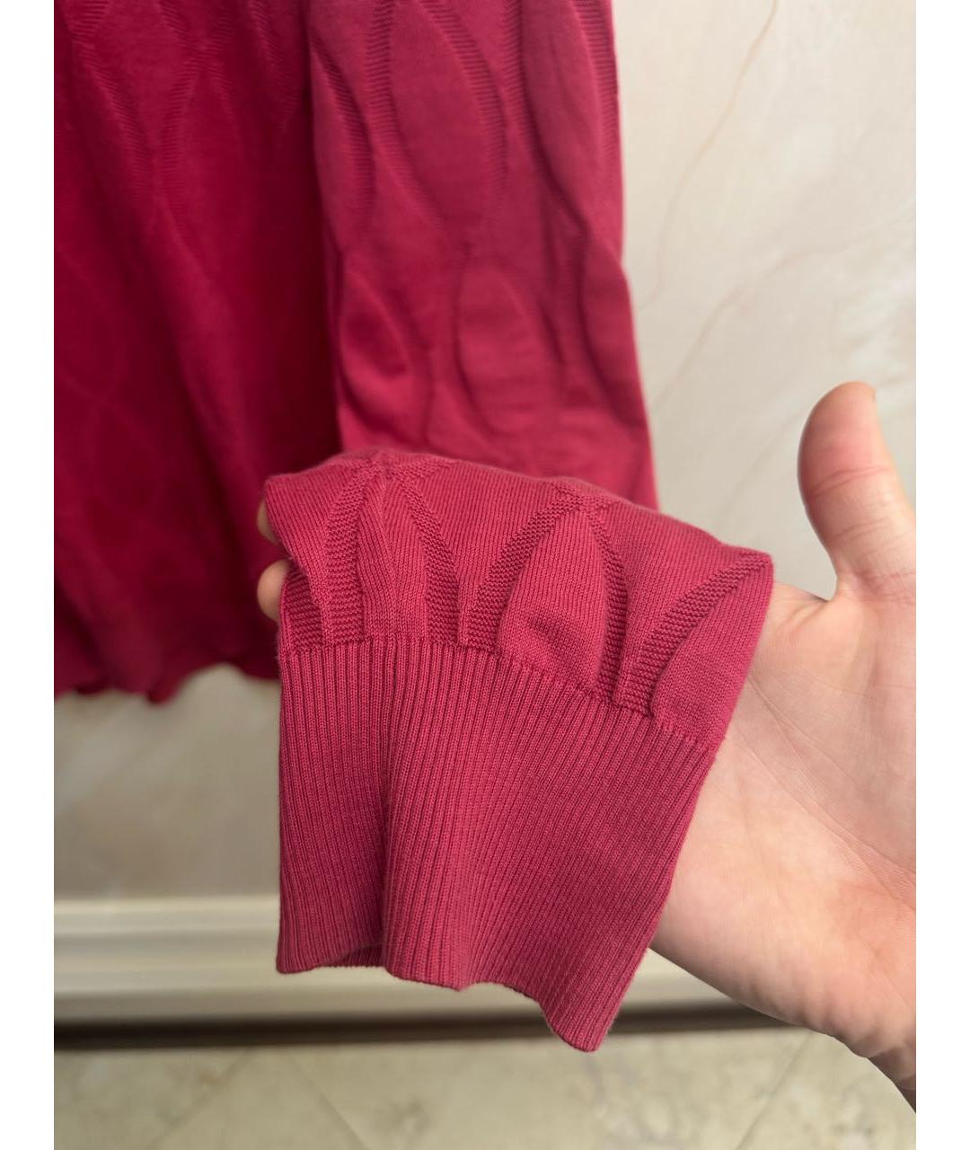 BRIONI Коралловый хлопковый джемпер / свитер, фото 4